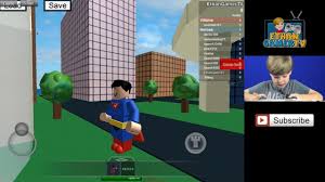 Playing Roblox Superhero City Iii Ipad Ios Kid Gaming Superhero City Roblox Play Roblox