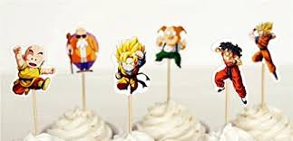 Check spelling or type a new query. Amazon Com Dragon Ball Z Dessert Cupcake Toppers For Birthday Party Pack Of 24 Grocery Gourmet Food