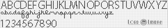 This old english style alphabet really dresses up a piece. Over 50 Free Cross Stitch Alphabets Fonts Lord Libidan
