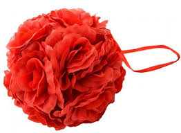 The bouquet was remarkably fresh and the birthday cake left a mouthwatering. Artificial Fabric Kissing Pomander Flowers Ball Red Flowers Online Flowers Pomander Flower Balls