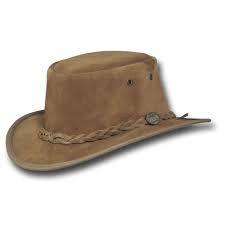 Barmah Hats Narrow Brim Leather Hat Only 2 Brim Width Usa Pig Suede Leather Handcrafted In Minnesota Usa Foldab Barmah Hats Hats For Men Leather Hats