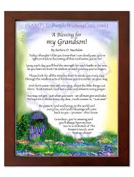 A Blessing For My Grandson Child Adult A Blessing Blessed Retirement Gifts