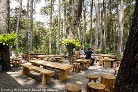 Indonesia Bandung Coffee Shop Armor Kopi Outdoor Seating Beside The Outdoor Cafe Outdoor Restaurant Outdoor Restaurant Design