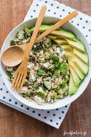 Assiette Complete Quinoa Sarrasin Avocat Concombre Menthe Et Feta Food For Love Plat Vegetarien Plat Vegetarien Facile Cuisine