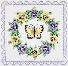 The most famous stamped patterns are designed for quilts. Pansieswreath Quilt Blocks Stamped Cross Stitch