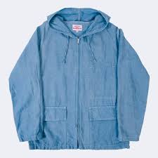 Beach Parka Light Indigo Battenwear