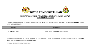6 pejabat imigresen malaysia wilayah perseketuan kuala lumpur, cawangan urban transformation centre (utc) lumpur, cawangan urban. Jabatan Imigresen Malaysia Cawangan Utc Kuala Lumpur Pudu Sentral Publikacii Facebook