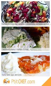 Menu Du Jour Mercredi 4 Septembre Ptitchef Recette Cuisine Menu Menudujour Faitmaison Idee Repas Salade Cabillaud Va Menu Du Jour Cuisine Repas