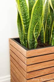 Give your plants a lift with these sculptural earthenware planters. Diy Modern Planter Box Stacy Risenmay