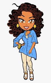 Box Svg Gift African American Lady Cartoon Hd Png Download Kindpng