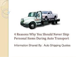 Maybe you would like to learn more about one of these? 4 Reasons Why You Should Never Ship Personal Items During Auto Transp