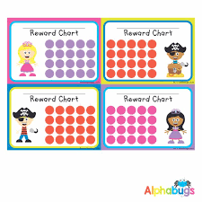 School Reward Chart Princesses And Pirates Alphabugs