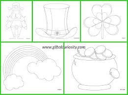 Patrick's day coloring pages for kids. St Patrick S Day Coloring Pages Gift Of Curiosity
