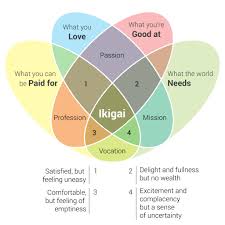 Ikigai With Complete Venn Diagram Venn Diagram Infographic Diagram