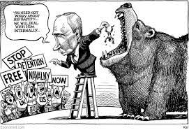 Die usa drohen moskau mit konsequenzen, sollte der inhaftierte versterben. Political Cartoon On Twitter Kal On Navalny Putin Https T Co Depctdnxf6 Political Cartoon Gallery In London