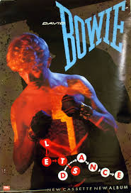 The title track of the album became one of bowie's biggest hit singles, reaching number 1 in the uk, the us and various other countries. David Bowie Let S Dance Us Promo Poster 631598