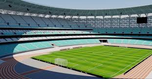 Baku Olympic Stadium Azerbaijan 3d Model