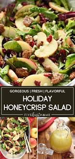This is the salad you want to make if you're juggling other dishes. Holiday Honeycrisp Salad Christmas Salad Recipes Apple Salad Recipes Healthy Holiday Recipes