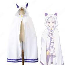 エミリア コスプレ衣装 re ゼロから始める異世界生活 リゼロ マント コスプレ 衣装 コスプレ ゼロから始める異世界生活