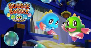 Review Bubble Bobble 4 Friends Lackluster Continuation Of A Classic Bubble Bobble 4 Friends Has Up To Four Bubble Bobble Video Game Reviews Game Reviews