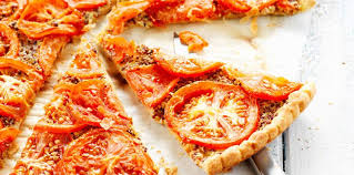 Tarte A La Tomate Et A La Moutarde Recettes Recette Recette Tarte Tomate Cuisine