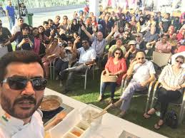 Live cooking show at Qatar Food Festival in Doha. Next up exclusive Chef's  Table at Signature by Sanjeev Kapoor at Melia Doha.