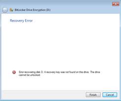 If you forget the password, please click  enter recovery key to continue. Bitlocker Recovery Key Not Found