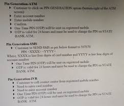 The card's personal identification number (pin) ensures safe and sound transactions. I Got An Sms From Sbi Atm That Says Your Transaction Has Been Declined Due To 043 Do Pin Change What Does It Mean Quora