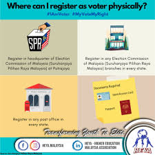 As malaysians, do the country a favour and register yourself as voter. Not A Higher Education Malaysia Association Heya Facebook