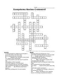 New questions are added and answers are changed. Ecosystems Review Crossword Puzzle Environmental Science By Miss S Loves Science Ecosystems Environmental Science The Carbon Cycle