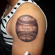 Commonly seen as a religious symbol, the cross can actually symbolize a variety of things. 50 Baseball Tattoo Ideas Best Designs Canadian Tattoos