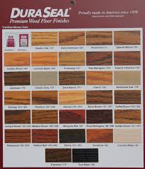 Duraseal Stain Chart Leese Flooring Supplies Inc