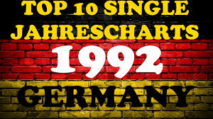 Top 10 Single Jahrescharts Deutschland 1992 Year End Single Charts Germany Chartexpress