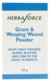 Stop any bleeding before applying a dressing to the wound. Best Healing Powder Herbaforce Graze Weeping Wound Powder This Product Is Perfect For Any Scratches Bruis Favorite Baby Products Start Living Life Bruises