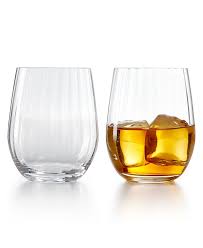 Volume 430 millilitri, altezza 15,1 centimetri, diametro max 8 centimetri. Riedel Optical O Whiskey Glasses Set Of 2 Reviews Glassware Drinkware Dining Macy S