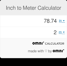 Inch to Meter Calculator