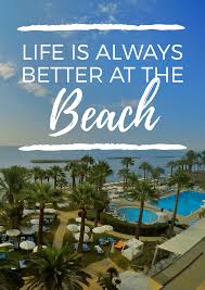 This life is like a swimming pool. 50 Best Beach Quotes For Your Instagram Captions