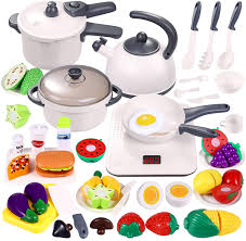 Sized just for kids and built to last, the broom, mop, duster, dustpan, and hand. Amazon Com Play Kitchen Accessories Toys 46pcs Kids Toy Kitchen Sets With Electronic Hot Plate Cookware Pots And Pans Playset Cutting Play Food Pretend Play Kitchen Toys Set Cooking Set Gift For Boys