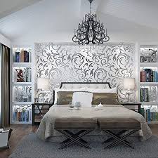 Bringen sie die tapeten oben an der wand an (mit einem überstand von etwa 2 cm an der kante) und rollen sie die bahn entlang der senkrechten markierung nach unten aus. Homdox Tapete Moderne Vlies Tapete Mit Ziegel Muster Heimdekor Fur Wohnzimmer Schlafzimmer Und Tv Hintergrund Silber Homdox
