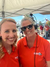 It was a great day 3 of the fair! A bit toasty in the sun. And I had a  little fun bringing some extra flair to the weather forecast.