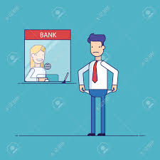 Ein privates darlehen wird im regelfall von nahen verwandten oder nahestehenden dritten vergeben. Geschaftsmann Ohne Geld Nichts Zu Zahlen Das Darlehen Die Schulden An Die Bank Der Mensch Ist Nicht Das Geld Zu Zahlen Der Mensch In Der Schwierigen Finanziellen Situation Banking System Dunne Linie Flache