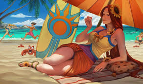 Pool Party Leona Pool Party Skins League Of Legends Lol Champions