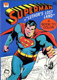 Superman, the fictional superhero from the popular dc comics comic book series with the same name, is one of the first superhero characters that gave birth to. Superman Coloring Book Sc 1965 1980 Whitman Comic Books 1980