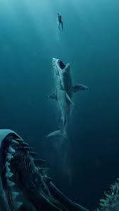 The Meg 2018 Wallpaper On Inspirationde Sea Creatures Drawing Ocean Wallpaper Scary Ocean