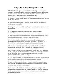 O artigo 5º da constituição da república federativa do brasil trata dos direitos e deveres individuais e coletivos. Artigo 5Âº Da Constituicao Federal Lei Estatutaria Crime E Violencia
