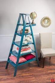 Explore vintage towel displays, bathroom racks and more to find your classic look today. Diy Ladder Shelf Upcycle A Wooden Ladder Into A Chic Bookshelf With A Few Coats Of Rust Oleum Spray Paint Here S How You Bookshelves Diy Diy Ladder Diy Decor