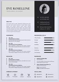 Minimalist Cv Resume Vol 18 By Rahardicreative On Envato Elements Cv Resume Template Resume Resume Design Free