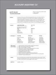 Customise the template to showcase your experience, skillset and accomplishments, and highlight your most relevant qualifications for a new finance assistant job. Accountant Assistant Cv Example Executive Resume Account Executive Accountant Resume