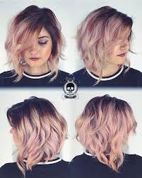 Rose Gold Hair Dark Roots For Medium Length Hair Hair Color Pastel Short Hair Color Hair Styles