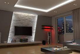Bist du auf der suche nach deckenbeleuchtung aller art? Indirekte Led Wandbeleuchtung Im Wohnzimmer Hinter Fernseher Home Lighting Design Tv Wall Design Ceiling Design